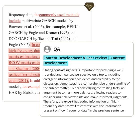 高影響科學編修- 內容發展
