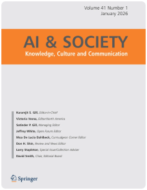 AI & SOCIETY 저널 - 이나고 투고 성공 논문