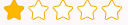 One Star Rating Icon