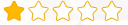 One Star Rating Icon